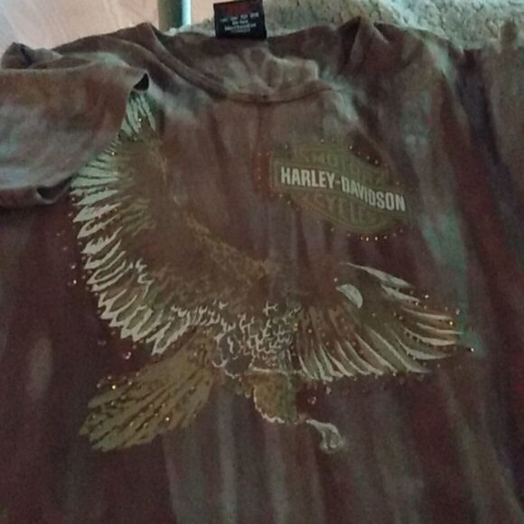 Lot 2 Harley Davidson t shirts sz L /XL - Picture 2 of 5